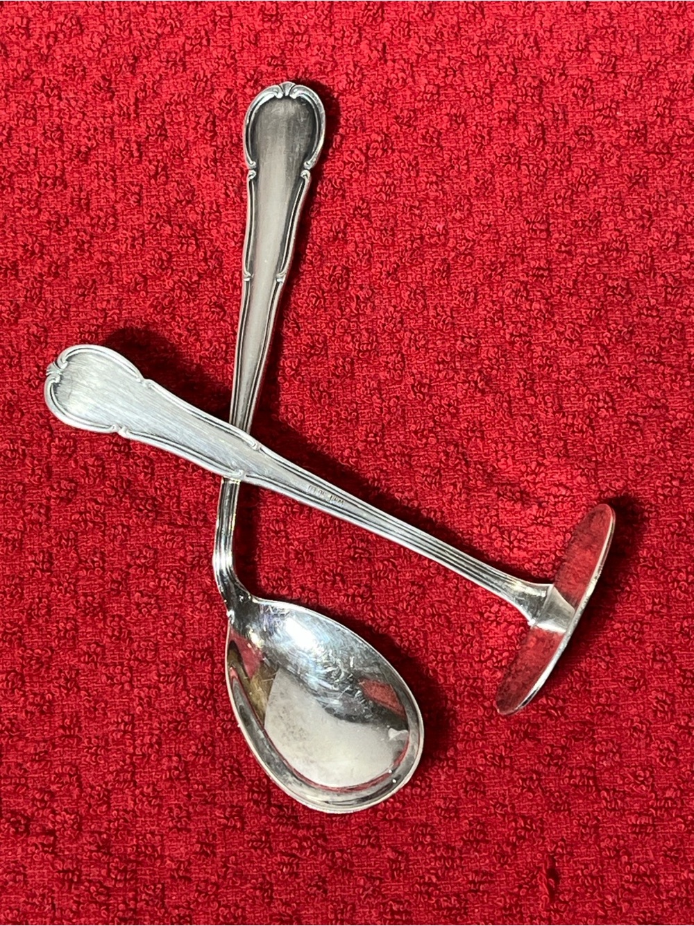 Vintage WMF Baby Spoon & Food Pusher — Silver-Plated German Set (1920s–1950s)